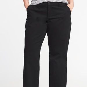 Old Navy Secret Slim Bootcut Khakis - 16 - Black